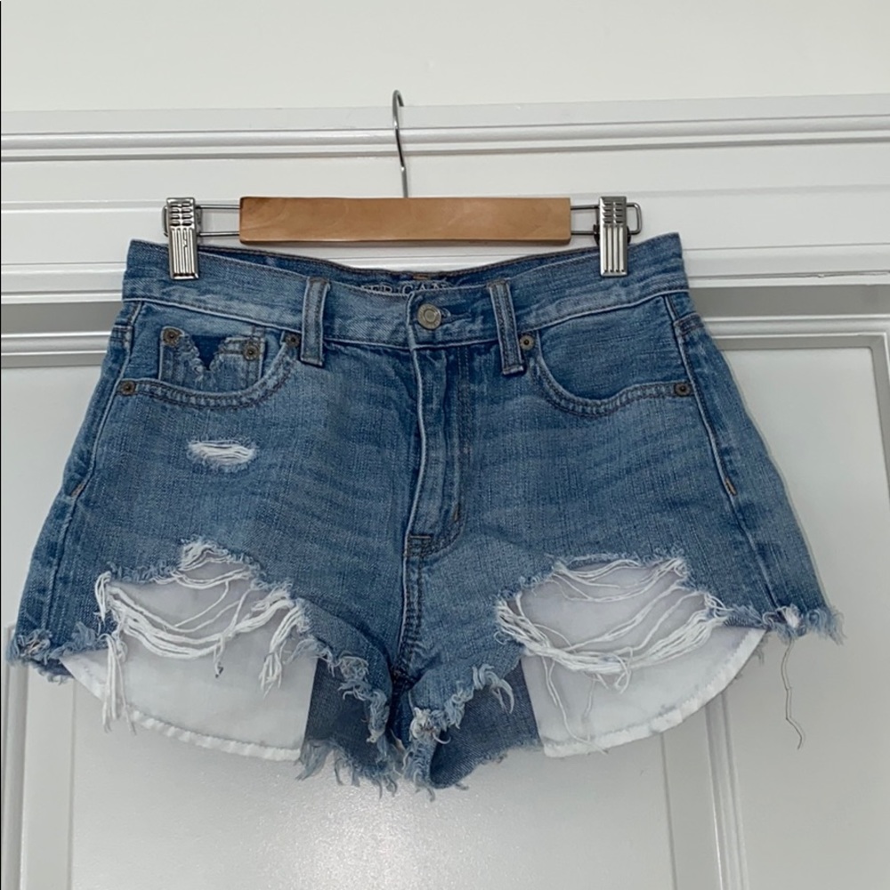 American Eagle Distressed Denim Shorts